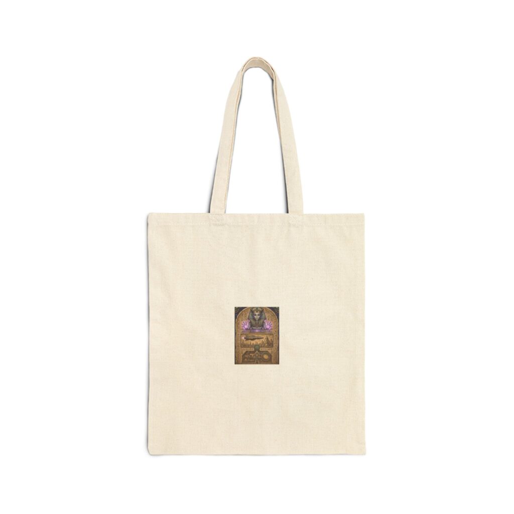 Vintage Tarot Goddess Cotton Tote Bag — 'The Empress' Mystic Art Canvas Tote